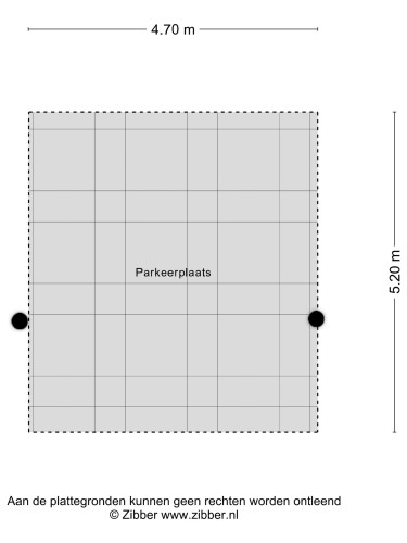 Plattegrond niet in brochure