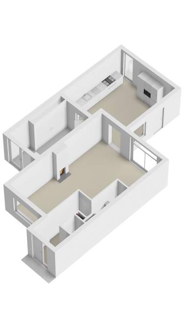 Plattegrond niet in brochure