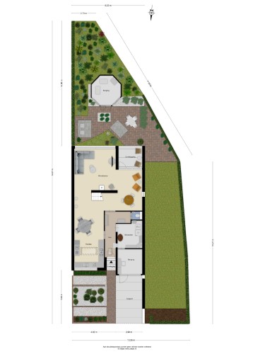 Plattegrond niet in brochure