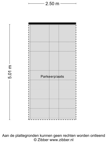 Plattegrond niet in brochure