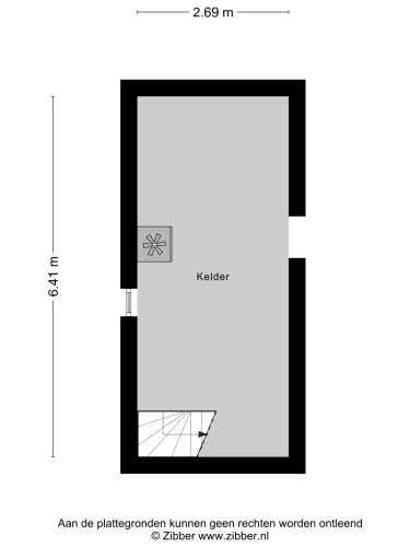 Plattegrond niet in brochure