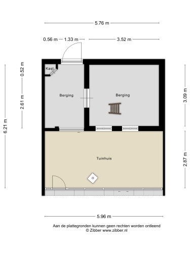 Plattegrond niet in brochure