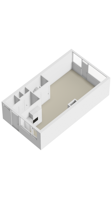 Plattegrond niet in brochure