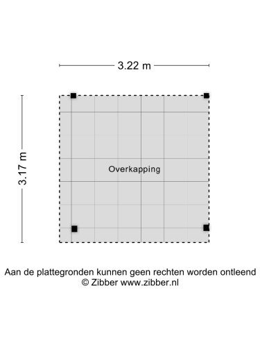 Plattegrond niet in brochure
