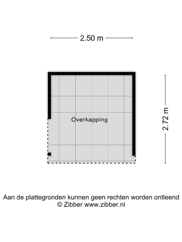 Plattegrond niet in brochure