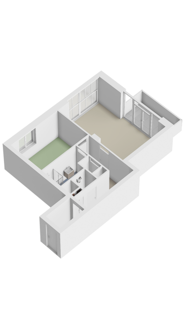 Plattegrond niet in brochure