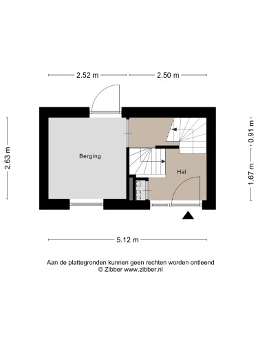 Plattegrond niet in brochure