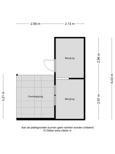 Plattegrond niet in brochure