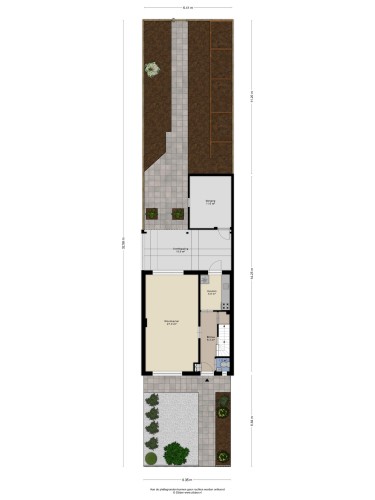 Plattegrond niet in brochure