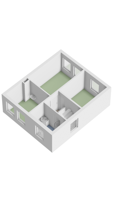 Plattegrond niet in brochure