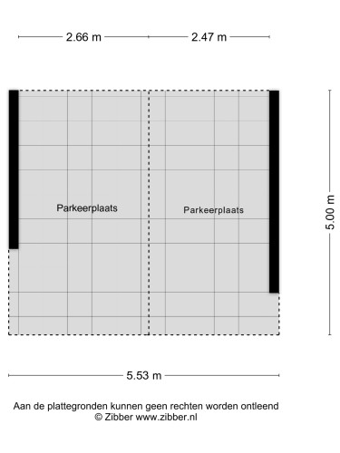 Plattegrond niet in brochure