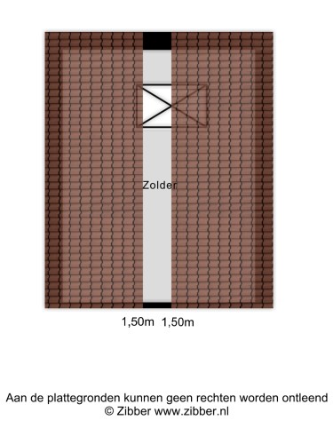 Plattegrond niet in brochure