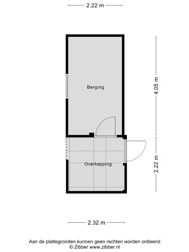 Plattegrond niet in brochure