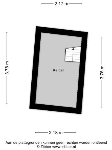 Plattegrond niet in brochure