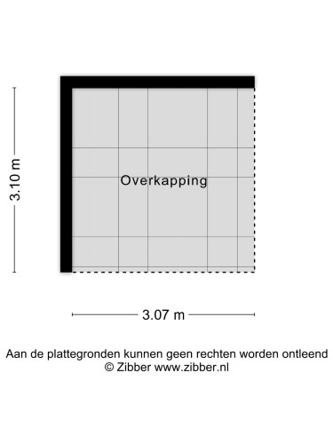 Plattegrond niet in brochure