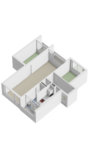 Plattegrond niet in brochure