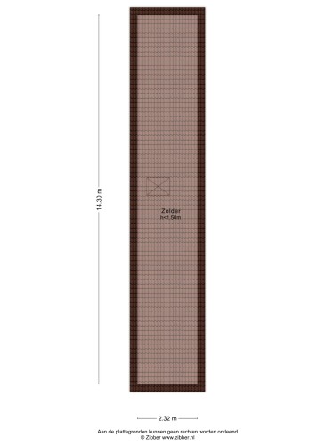 Plattegrond niet in brochure