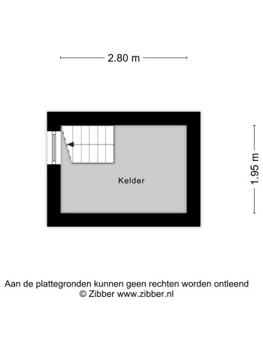 Plattegrond niet in brochure