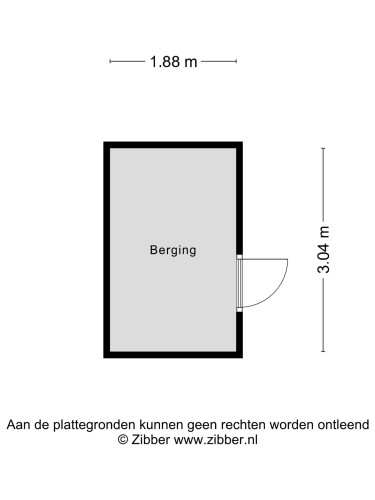 Plattegrond niet in brochure