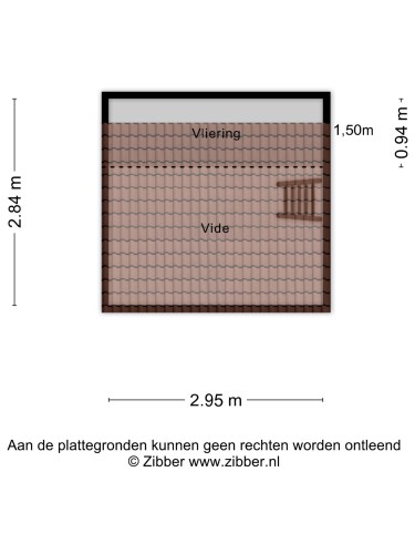 Plattegrond niet in brochure