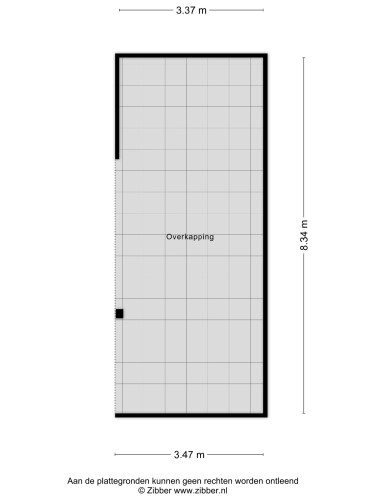 Plattegrond niet in brochure