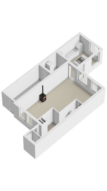 Plattegrond niet in brochure