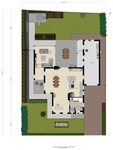 Plattegrond niet in brochure