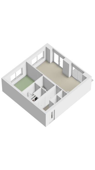 Plattegrond niet in brochure