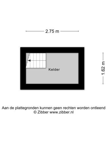 Plattegrond niet in brochure