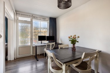 Werk/Eetkamer met balkon