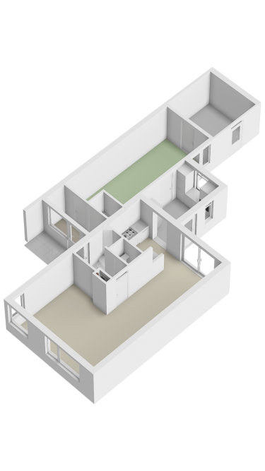 Plattegrond niet in brochure