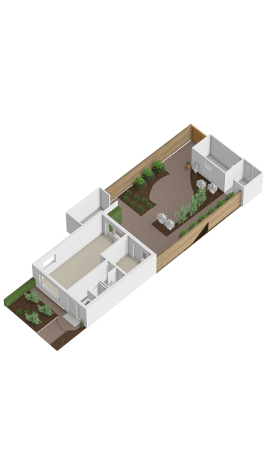 Plattegrond niet in brochure