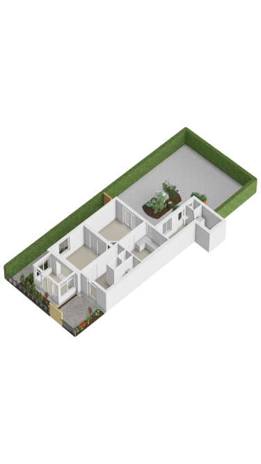Plattegrond niet in brochure
