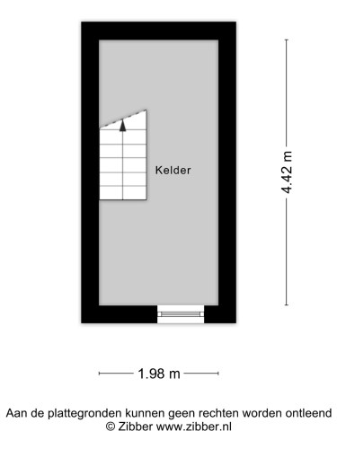 Plattegrond niet in brochure