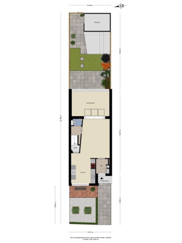 Plattegrond niet in brochure