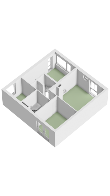 Plattegrond niet in brochure