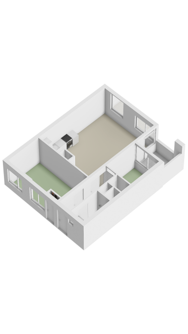 Plattegrond niet in brochure