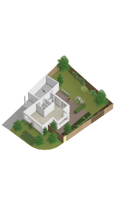 Plattegrond niet in brochure