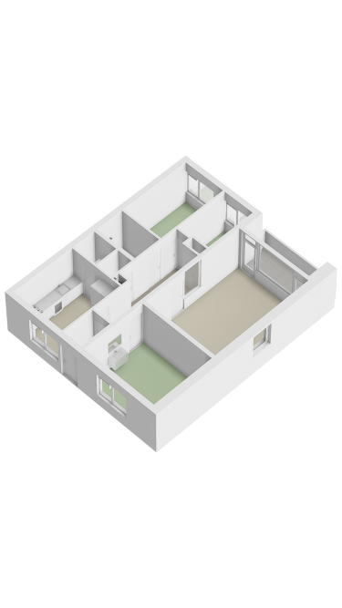 Plattegrond niet in brochure