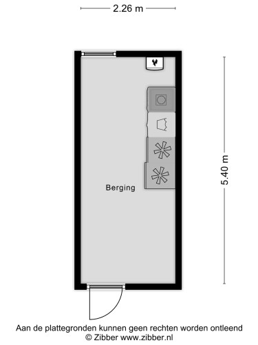 Plattegrond niet in brochure