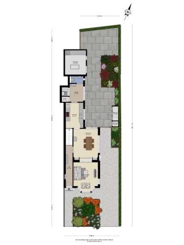 Plattegrond niet in brochure