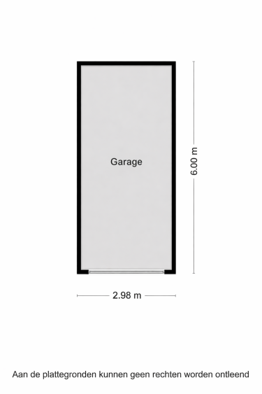 Plattegrond niet in brochure