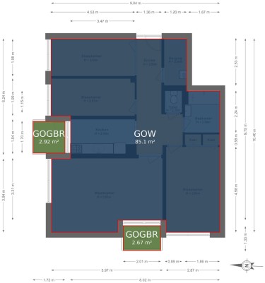 Plattegrond niet in brochure
