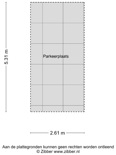 Plattegrond niet in brochure