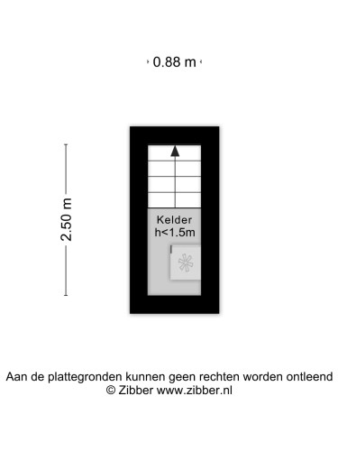 Plattegrond niet in brochure