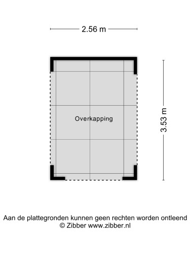 Plattegrond niet in brochure