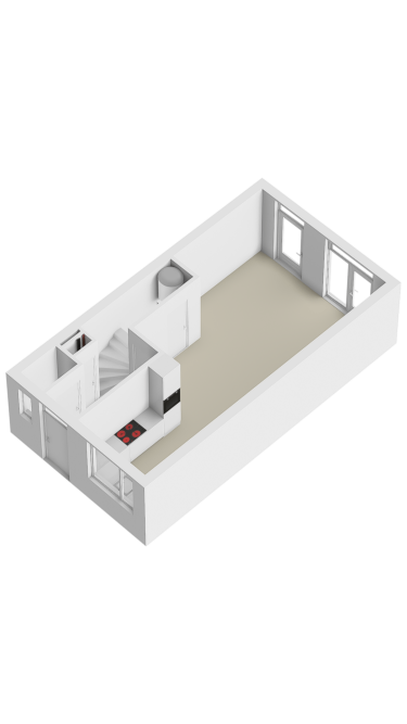 Plattegrond niet in brochure