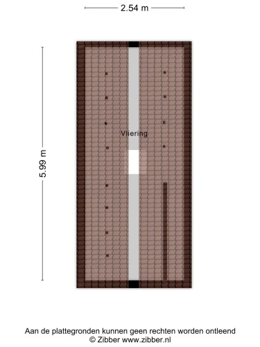 Plattegrond niet in brochure
