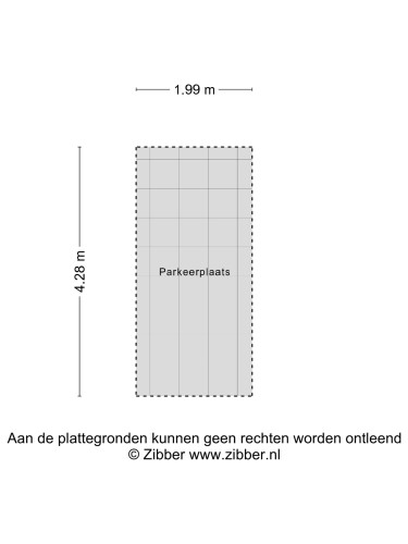Plattegrond niet in brochure