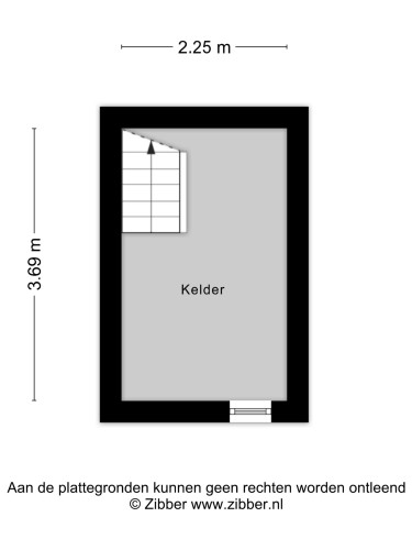 Plattegrond niet in brochure